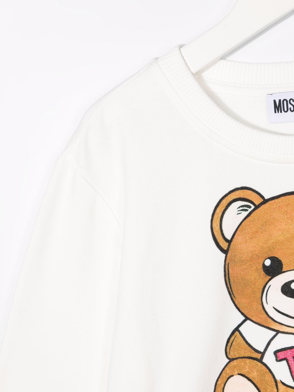 фото Moschino kids толстовка с принтом toy bear