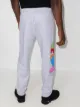 Helmut Lang 3D logo cotton track pants
