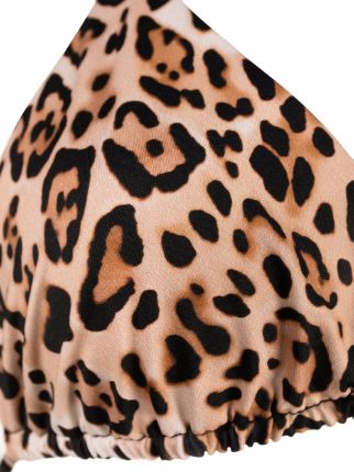 leopard print bikini top展示图