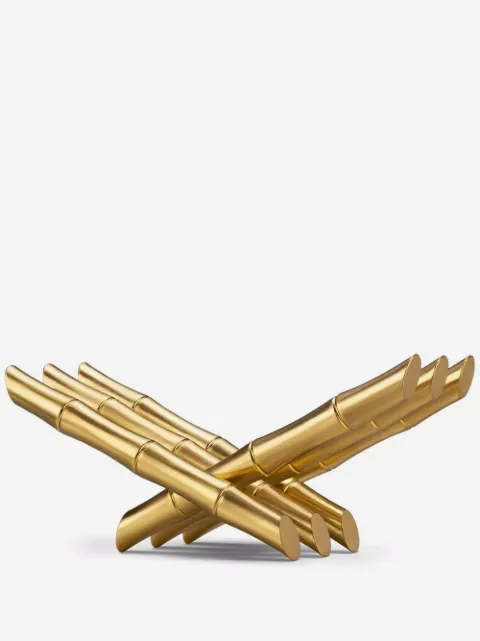 L'Objet مسند كتب 'بامبو' ذهب عيار 24