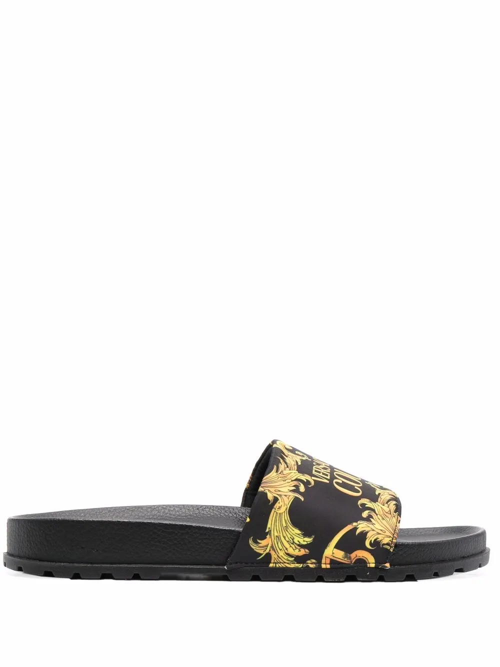 Versace Jeans Couture logo-print sliders 6369₽