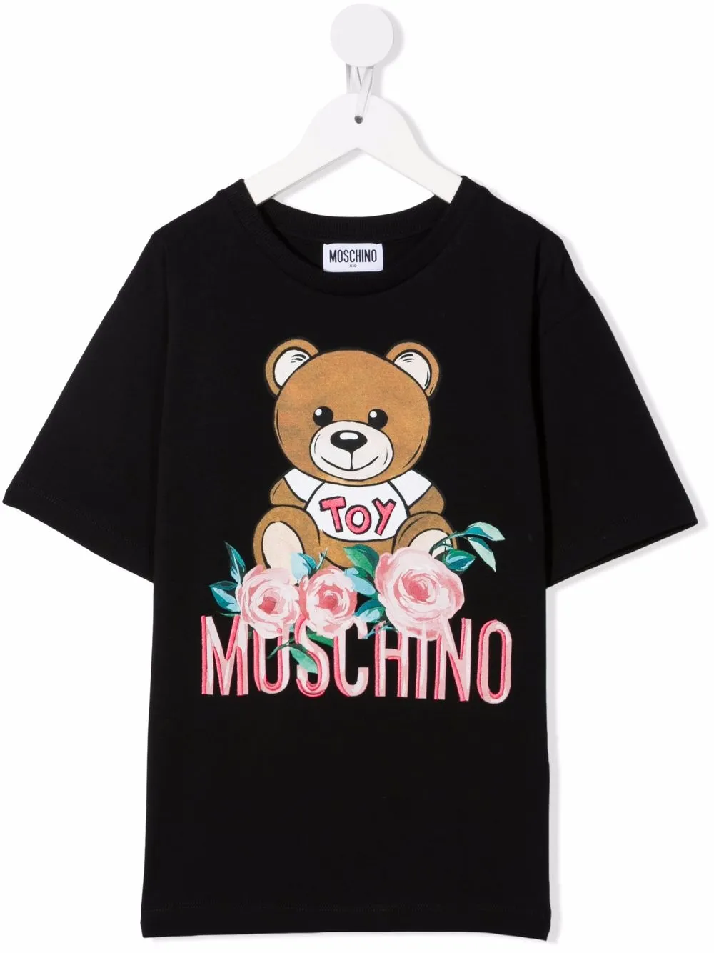 фото Moschino kids футболка teddy bear