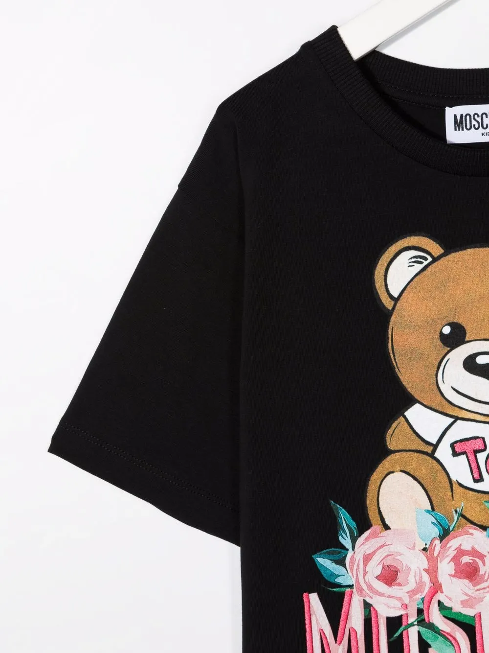 фото Moschino kids футболка teddy bear