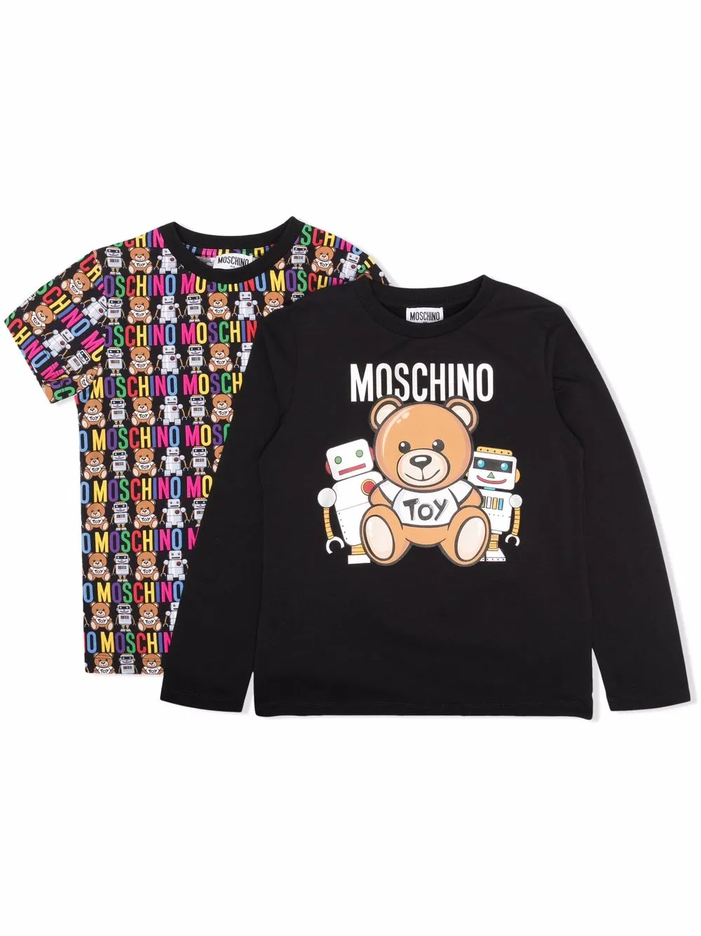 фото Moschino kids футболка с логотипом