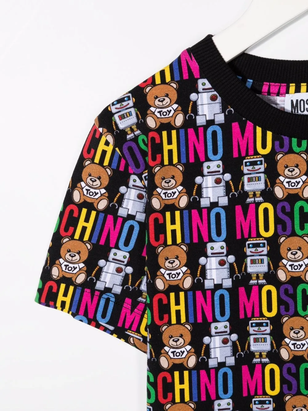 фото Moschino kids футболка с логотипом