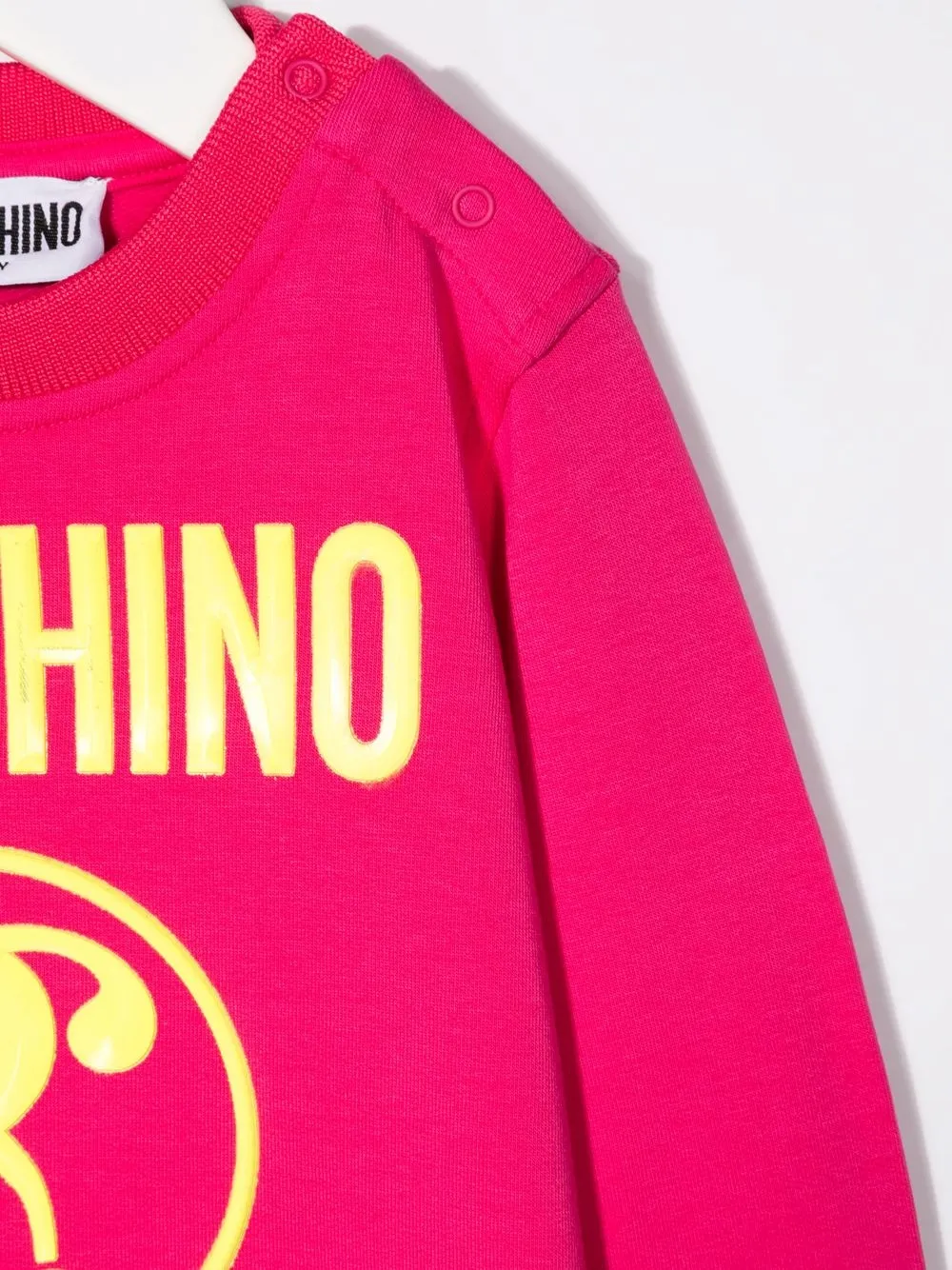 фото Moschino kids платье с тисненым логотипом