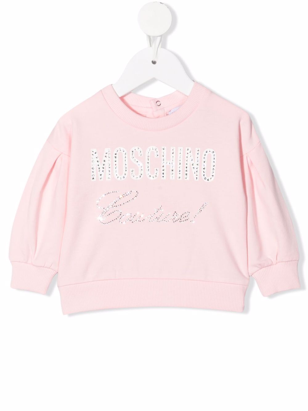 фото Moschino kids толстовка с заклепками и логотипом