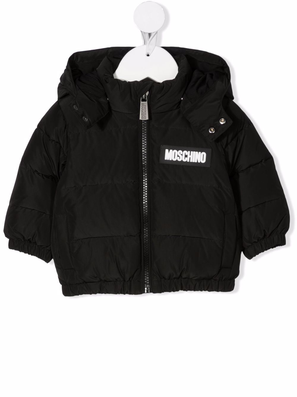 фото Moschino kids худи на молнии с логотипом