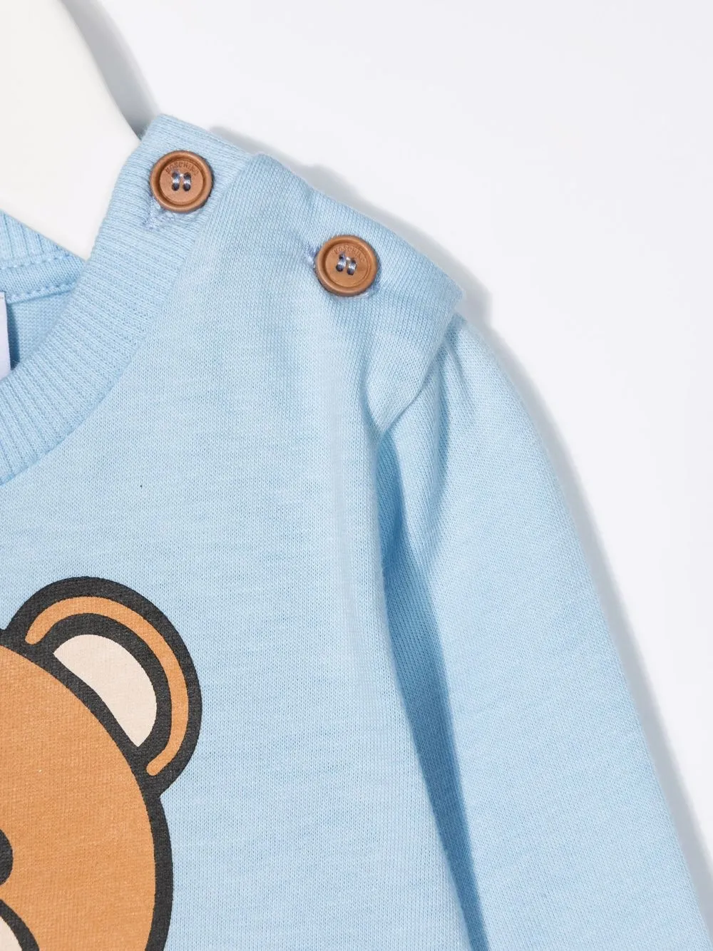 фото Moschino kids топ teddy bear с длинными рукавами