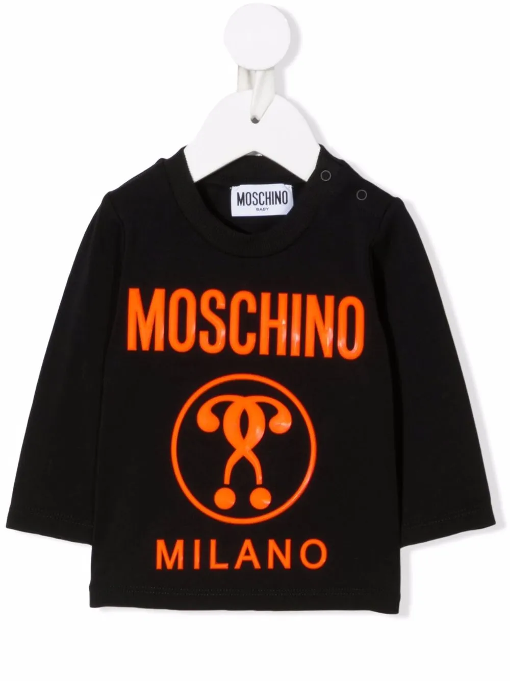 фото Moschino kids топ с длинными рукавами и логотипом