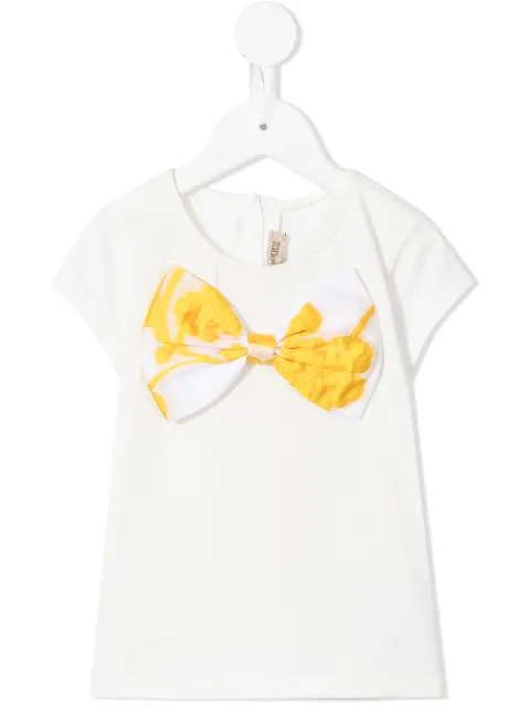 Hucklebones London playera con detalle de moño