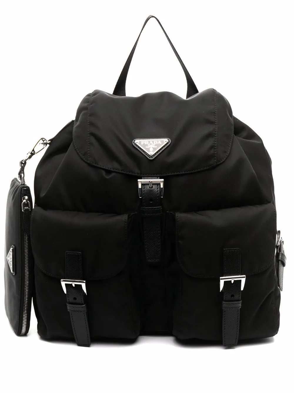 

Prada mochila Re-Nylon mediana - Negro