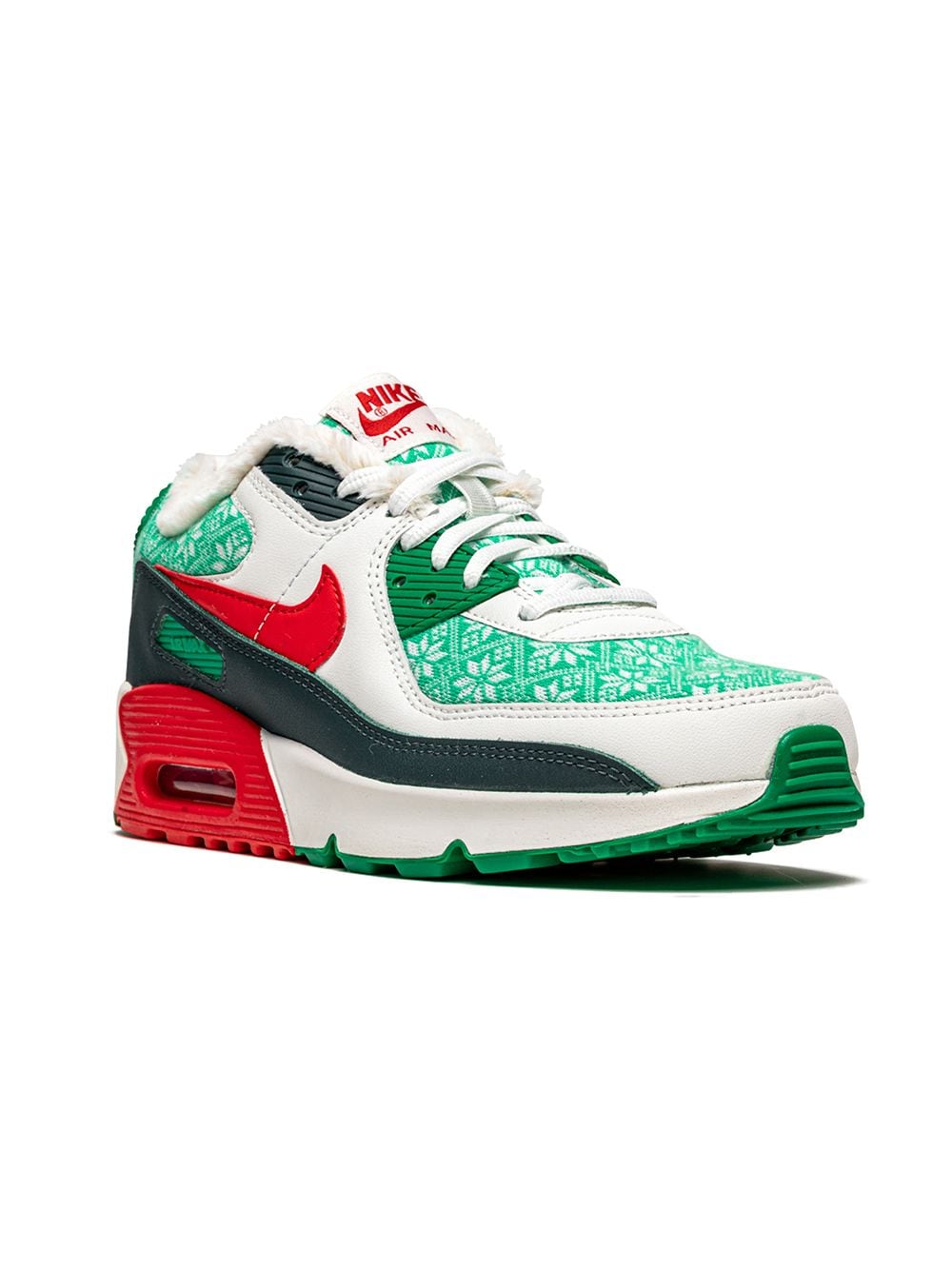 Nike Kids Air Max 90 SE "Christmas Edition" sneakers White