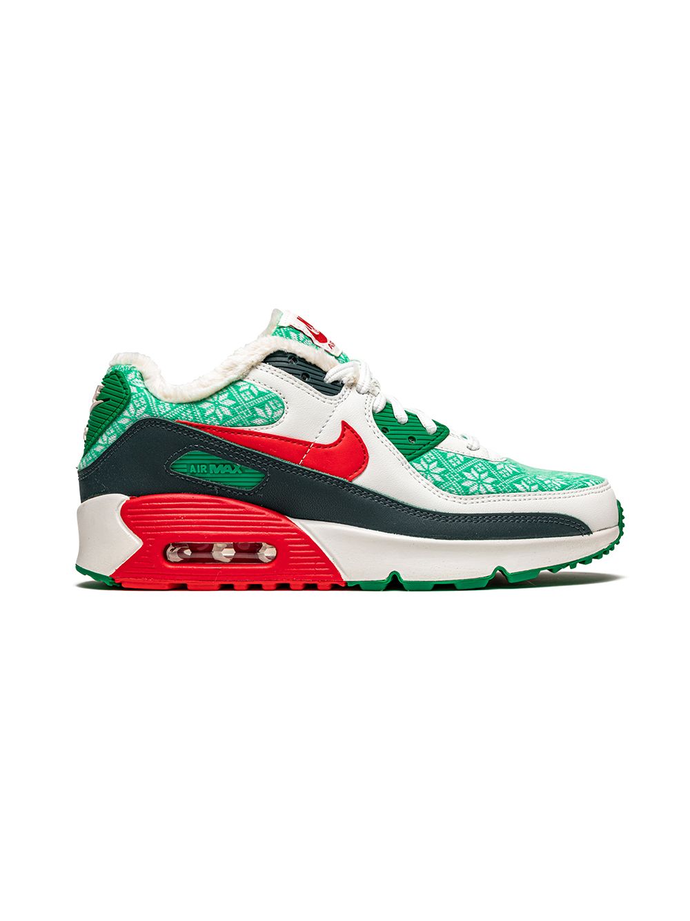 фото Nike kids кроссовки air max 90 se 'christmas edition'