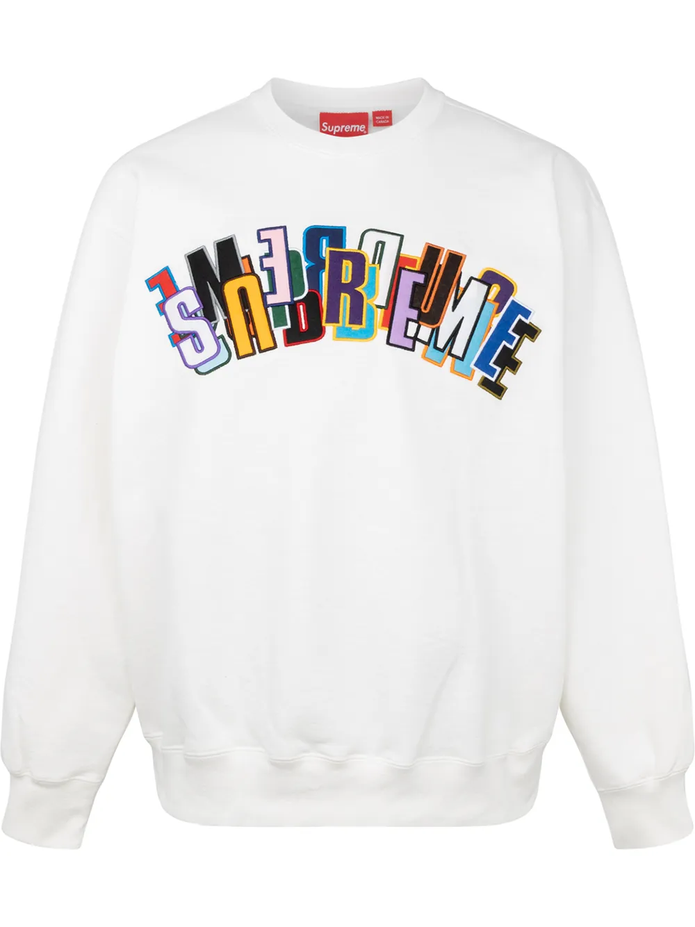 supreme sweater rainbow