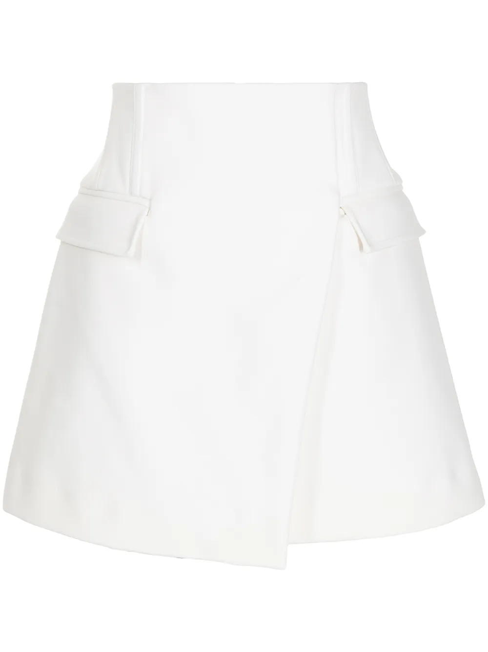 

Dion Lee falda acampanada con cintura alta - Blanco