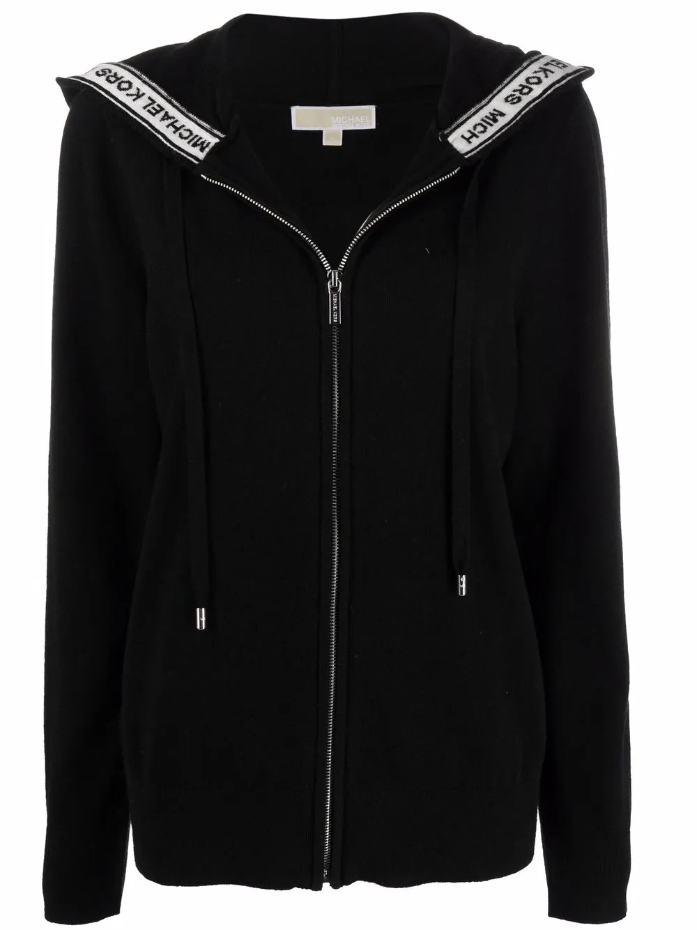 Michael Michael Kors logo-tape zip-up Hoodie - Farfetch