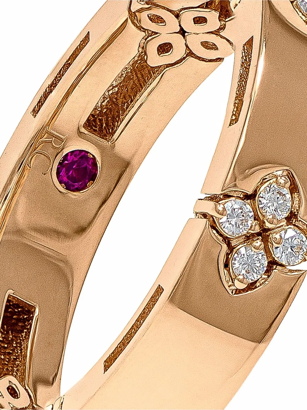 Roberto Coin Anello Love in Verona in oro rosa 18 carati con diamante | Anelli di alta gioielleria | Image 3