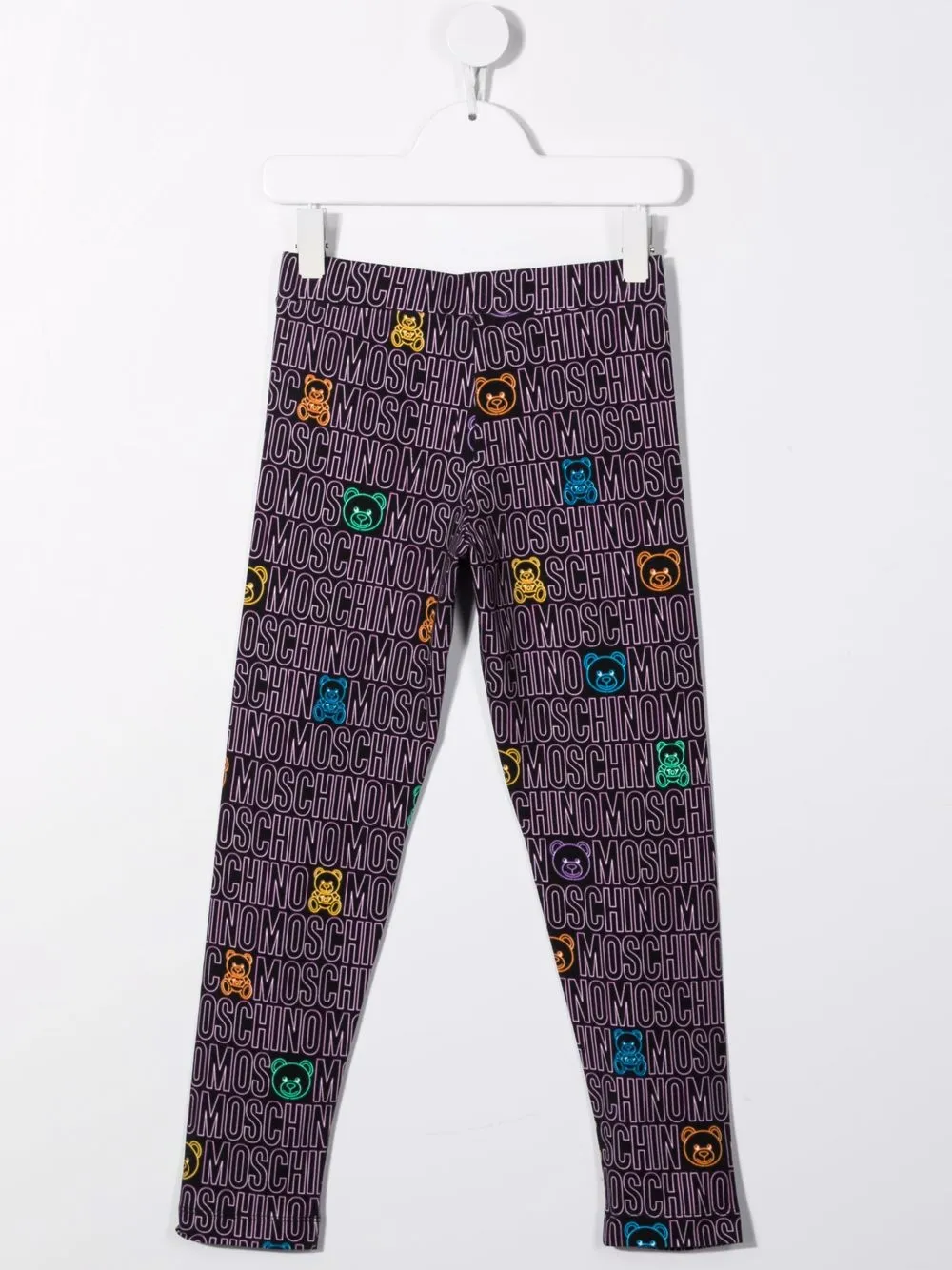 Image 2 of Moschino Kids logo print leggings
