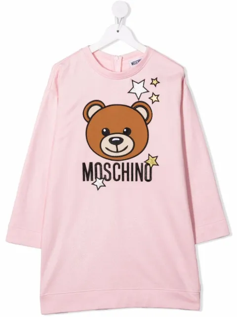Moschino Kids graphic-print jersey dress