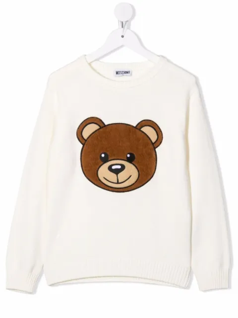 Moschino Kids Teddy Bear-motif jumper 