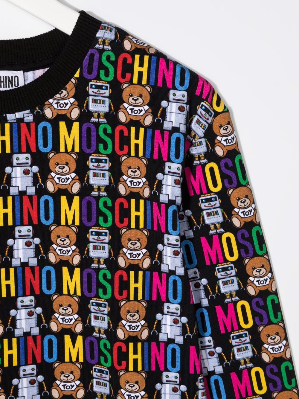 фото Moschino kids толстовка с логотипом