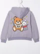 Image 2 of Moschino Kids teddy bear-motif zipped hoodie