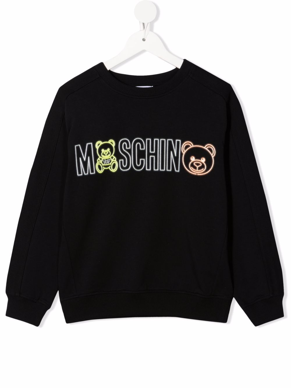 фото Moschino kids толстовка с логотипом