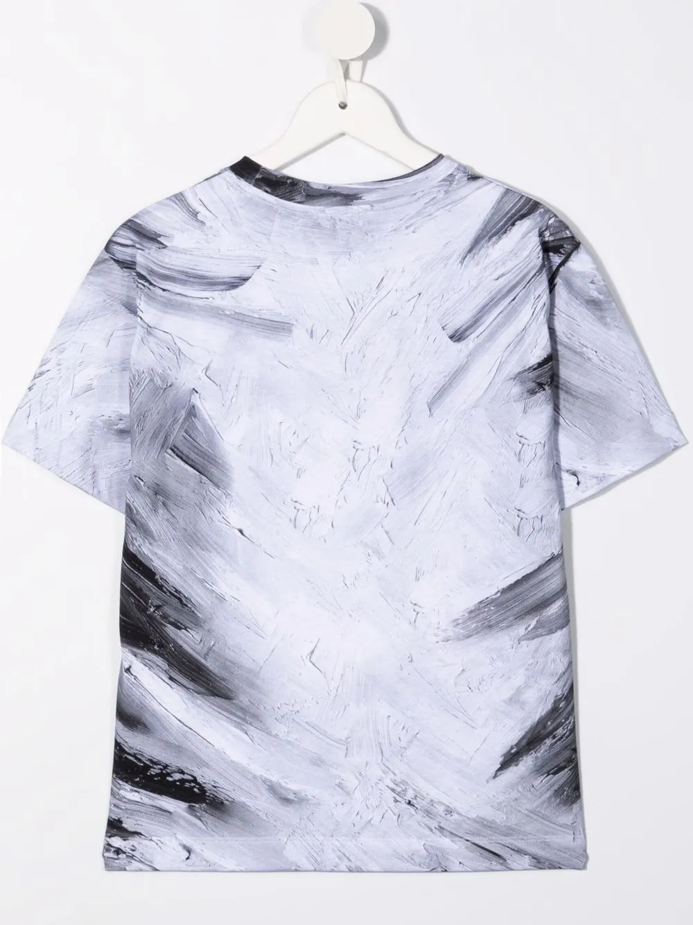 фото Moschino kids футболка с абстрактным принтом