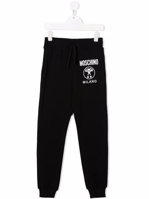 Moschino Kids logo tracksuit bottoms