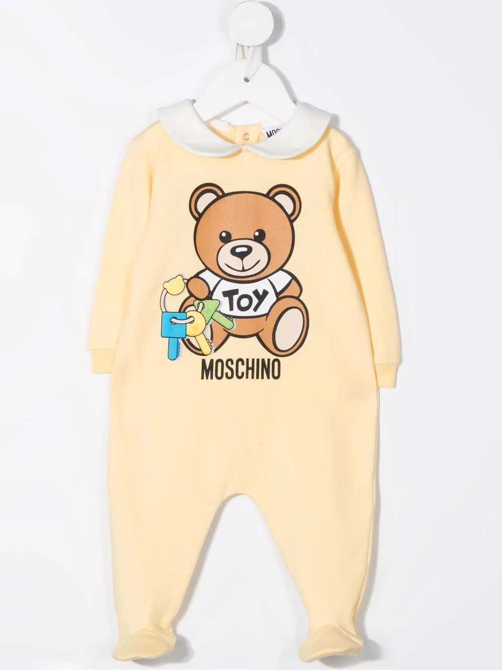 фото Moschino kids комплект из комбинезона и нагрудника teddy bear