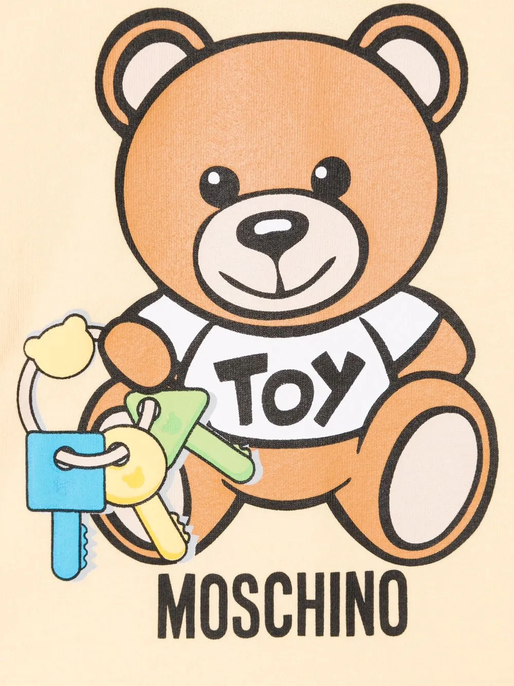 фото Moschino kids комплект из комбинезона и нагрудника teddy bear