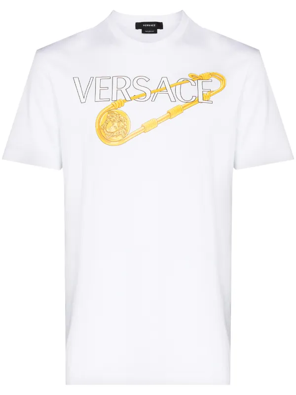 versace shirt with pin