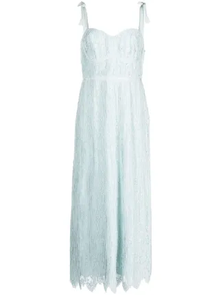 Jonathan simkhai clearance blue lace dress