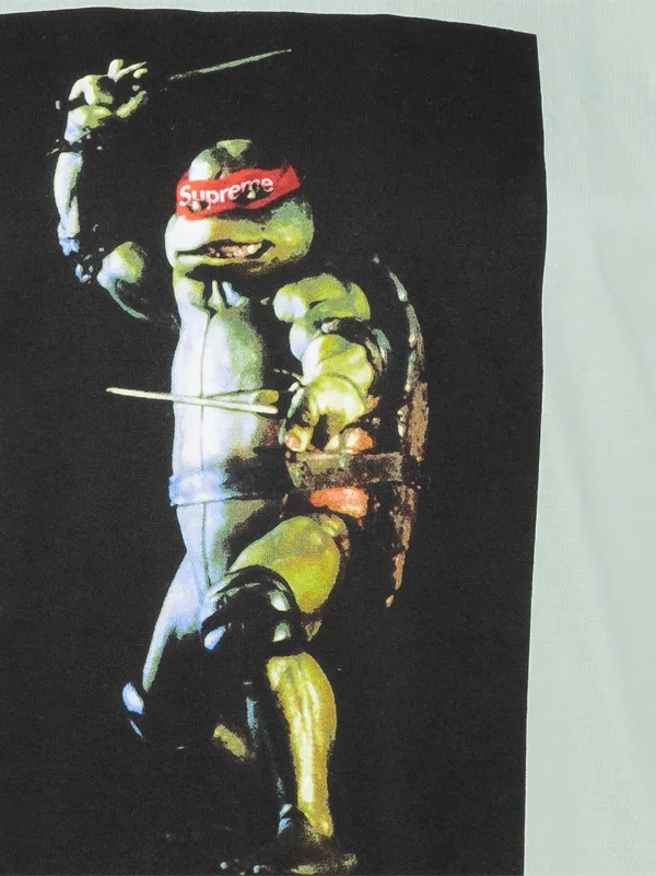 Supreme Raphael-print crew-neck T-shirt | Green | FARFETCH