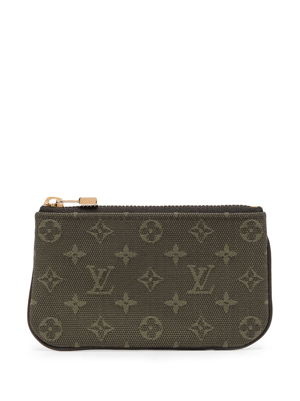 Pre-owned Louis Vuitton 2002  Pochette Cles Coin Case In 绿色