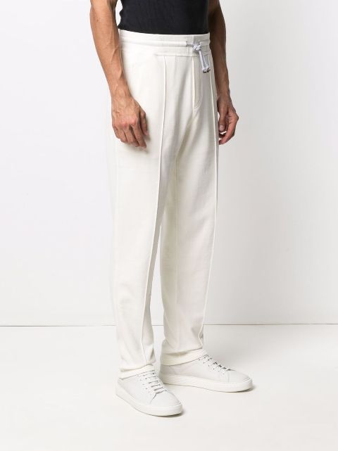 pintuck track pants