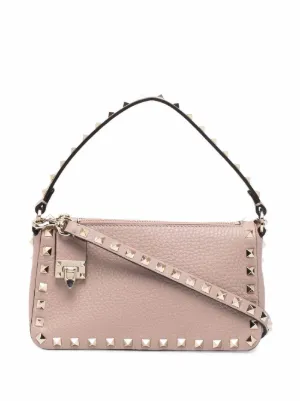 Valentino Garavani スタッズ キルティング ハンドバッグ | シルバー