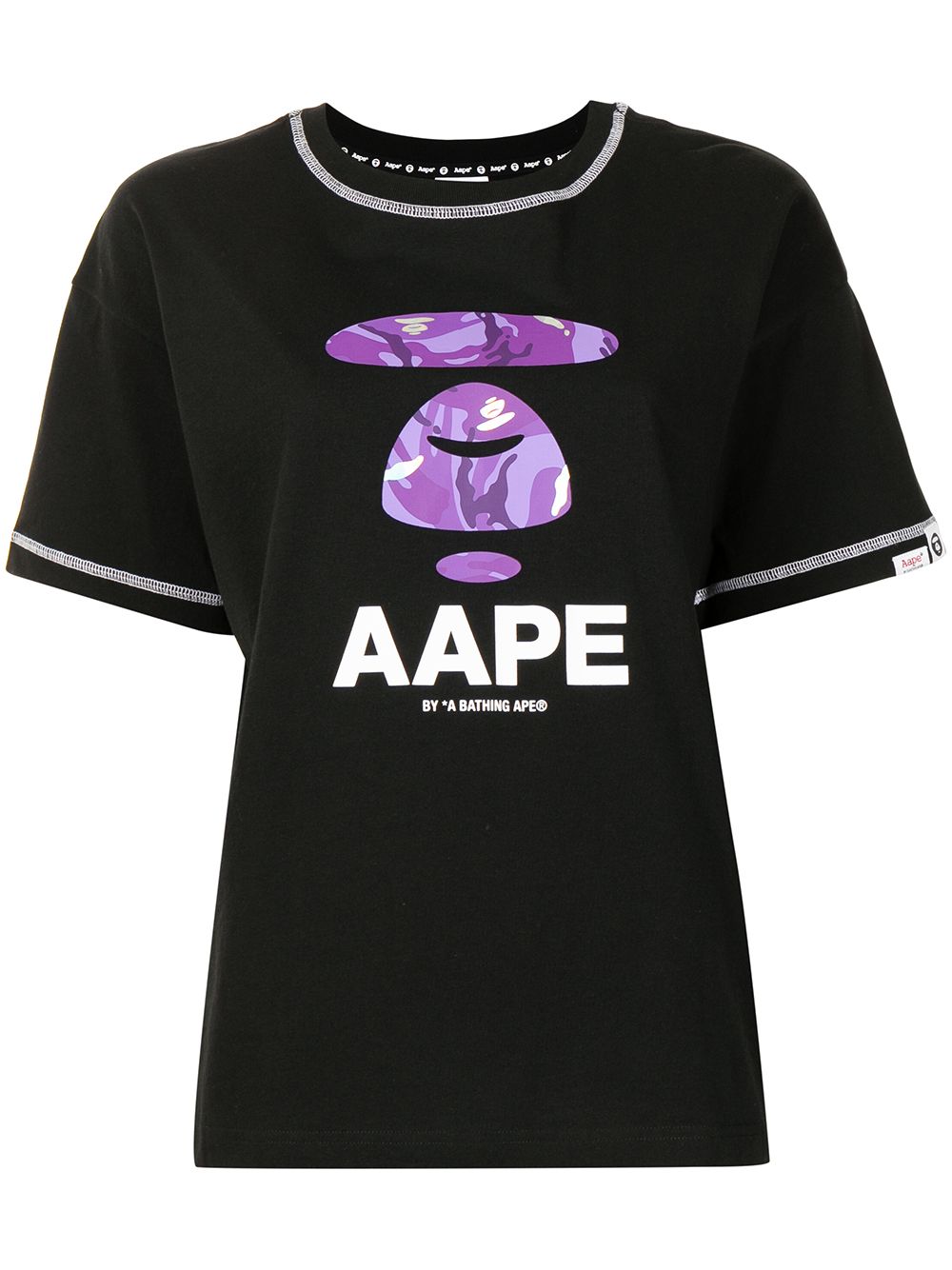 фото Aape by *a bathing ape® футболка с графичным принтом