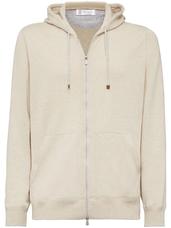 Cashmere hoodie mens zip online