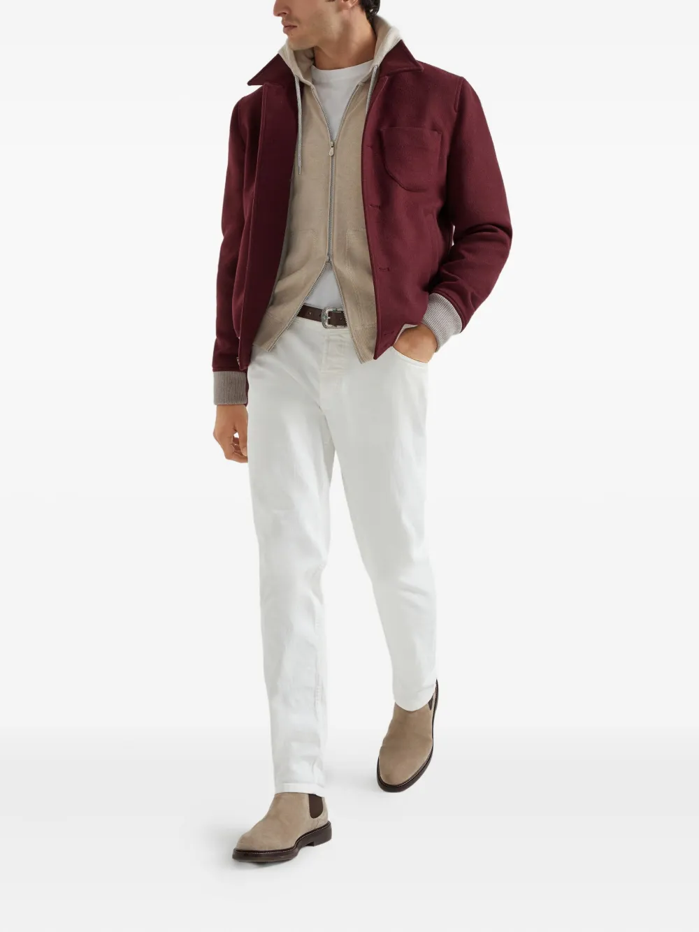 Brunello Cucinelli zip-up cashmere hoodie | Hoodies | Image 2
