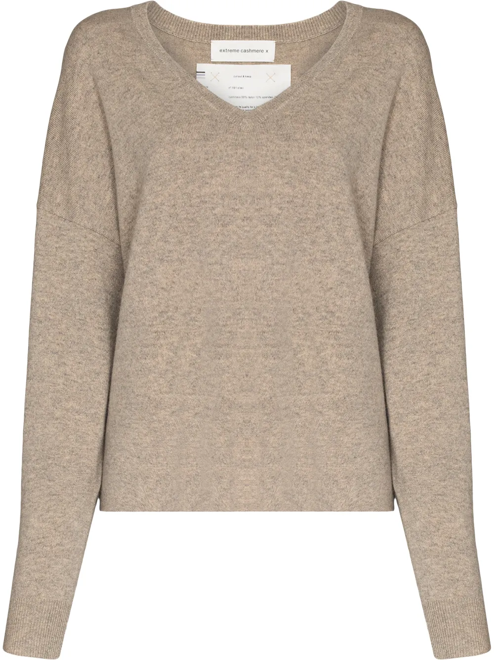 Image 1 of extreme cashmere V-neck jumper