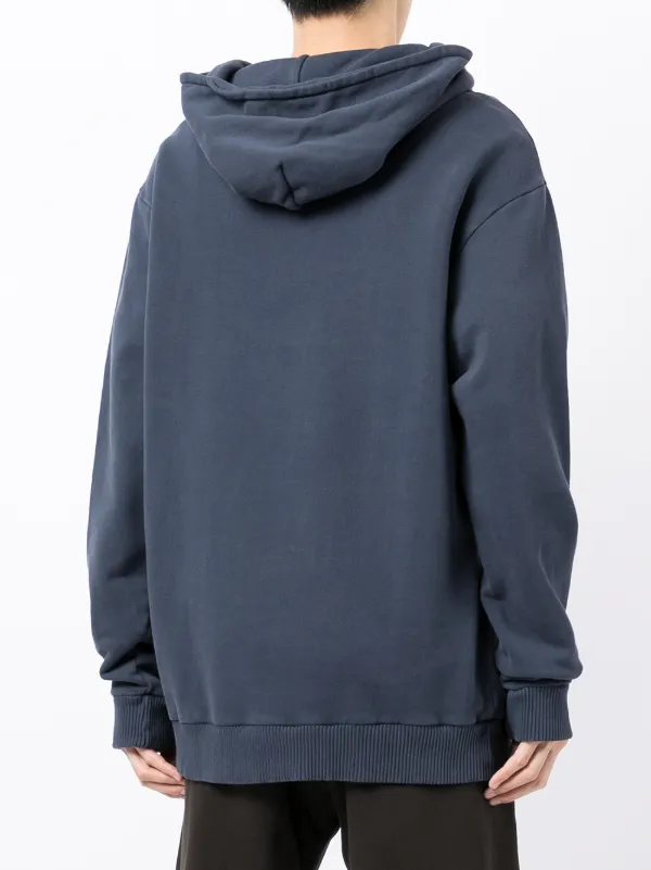charcoal grey oversized moletom com capuz