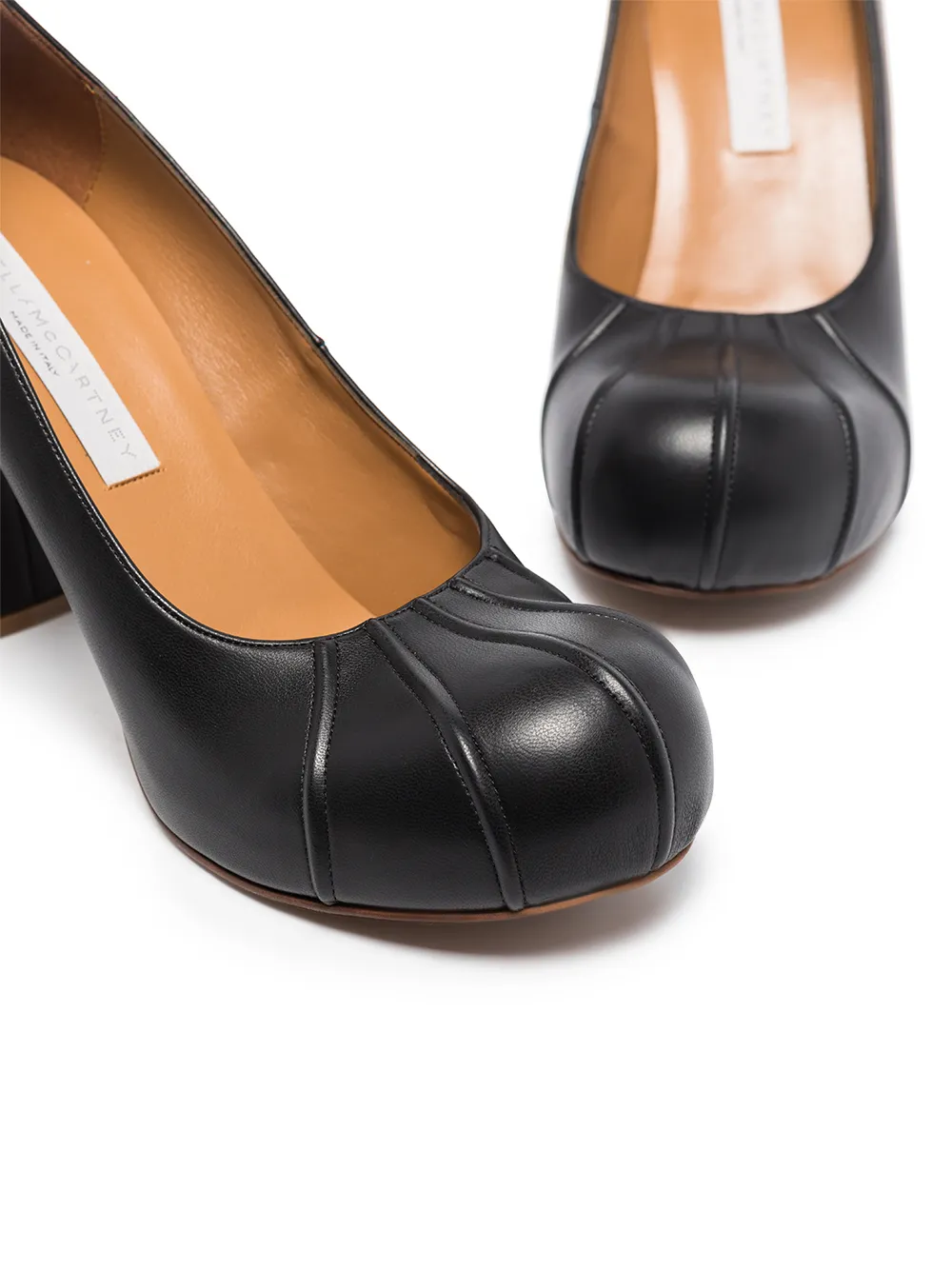 Stella McCartney Groove pumps met kettingband - Zwart