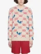 Gucci x Freya Hartas GG djurmönstrad ulltröja