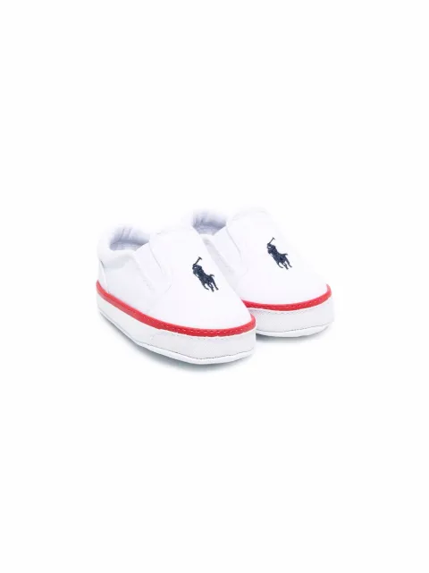 Ralph Lauren Kids حذاء صغير بشعار 'بولو بوني'
