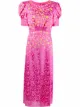 Image 1 of Saloni floral-print maxi dress