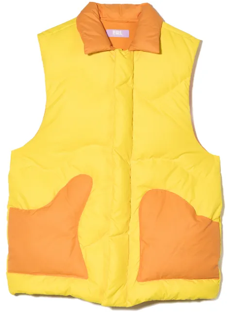 ERL KIDS TEEN two-tone quilted gilet