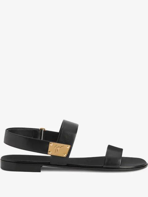 Giuseppe Zanotti Shaun logo标牌凉鞋