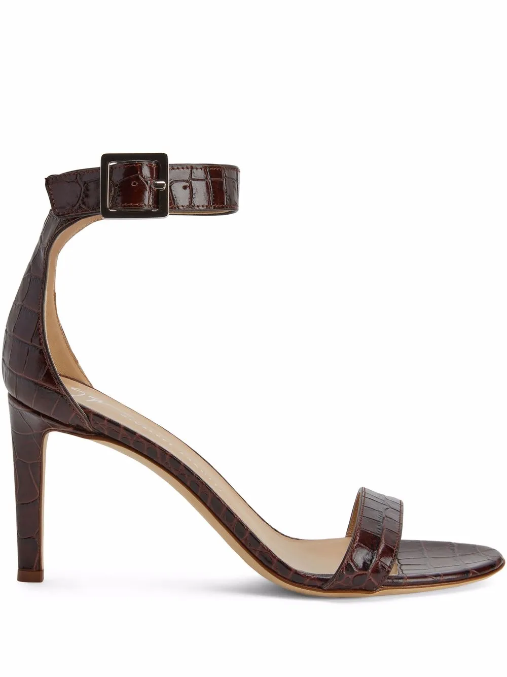 Giuseppe Zanotti sandalias Neyla con tacón de 85mm - Marrón